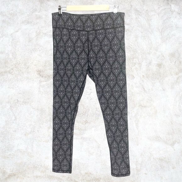 INNER SPIRIT Womens Yoga Active Leggings Size L Gray Charcoal - Picture 2 of 14